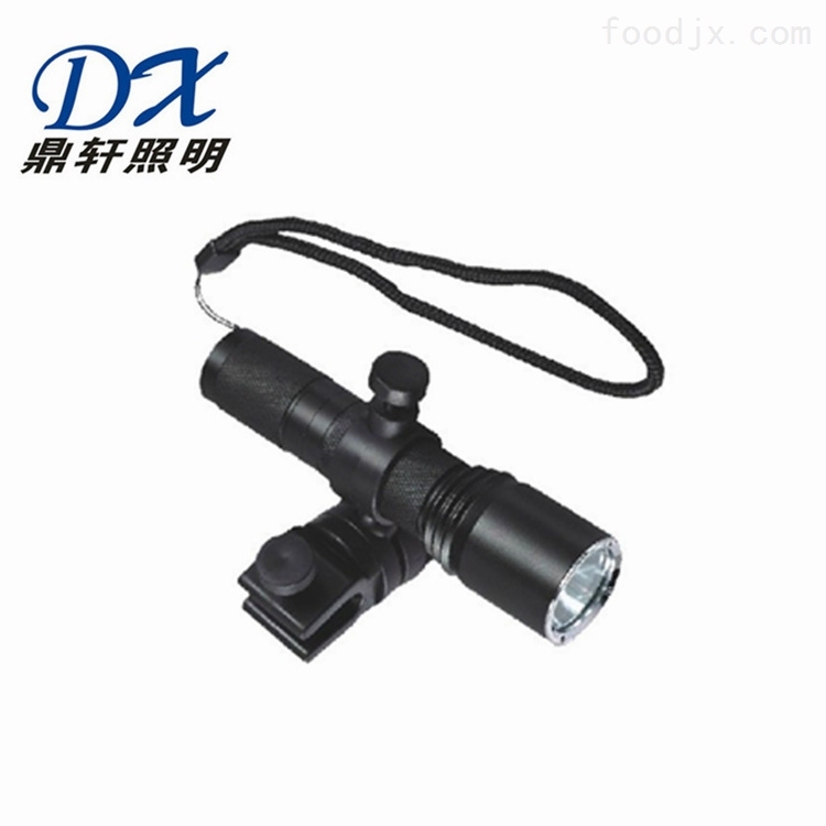 3W微型强光防水LED电筒3.7V电压佩戴式鼎轩