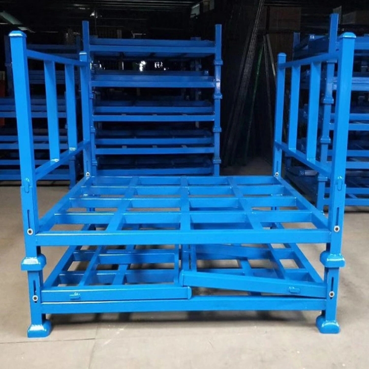 zc-3626 山东仓库货架可折叠堆垛架大蒜布匹巧固架