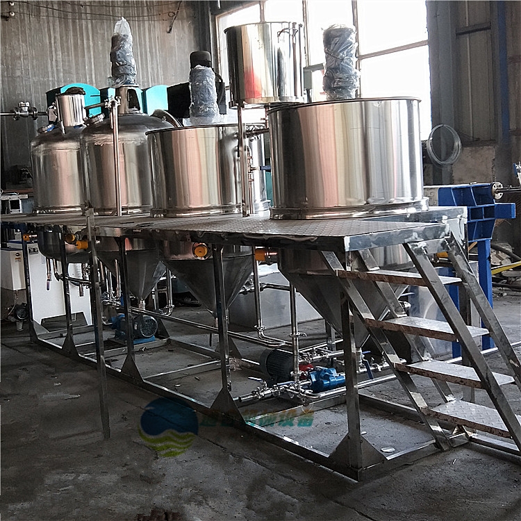 120036-食用油精炼成套设备 茶籽精炼机 油脂精炼